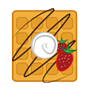 Catalogue strawberry waffles